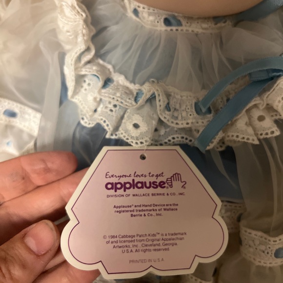 16” Vintage Limited Cabbage Patch Kids 1985 Porcelain Kellyn Marie #4882 W/ Tag - Picture 7 of 14